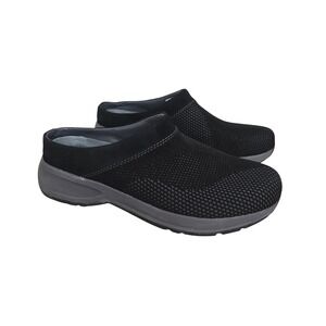 Dansko XP 2.0 Black Mesh Suede Slip On Clogs Mules Shoes Womens Size 39 US 8.5